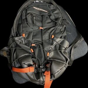 Harley-Davidson Black Backpack with Orange Highlights